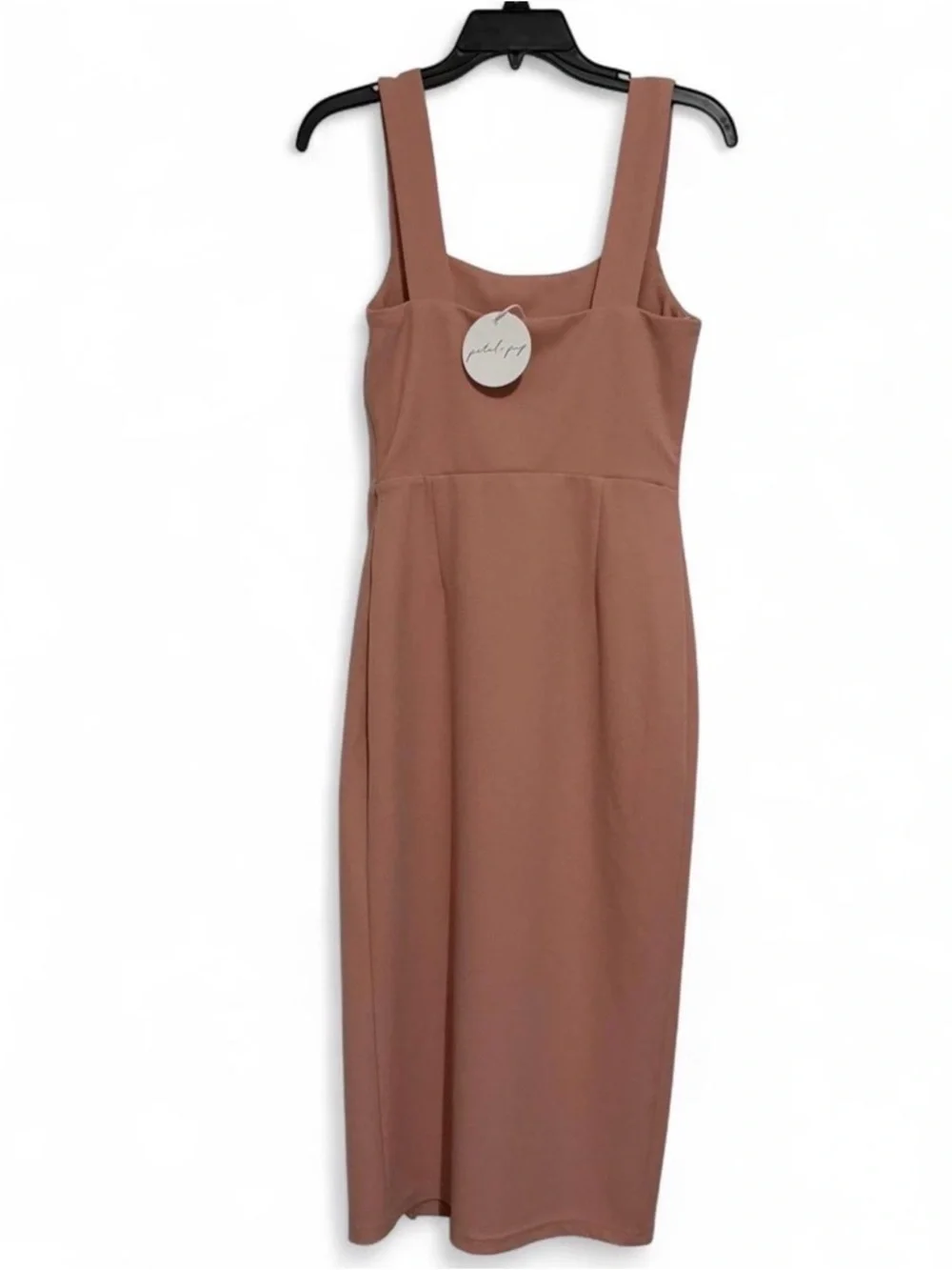 Petal & Pup Sleeveless Square-Neck Midi Dress in Mauve - Picture 2 of 2